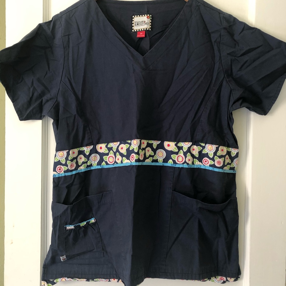 Mary Engelbreit scrub top, size M